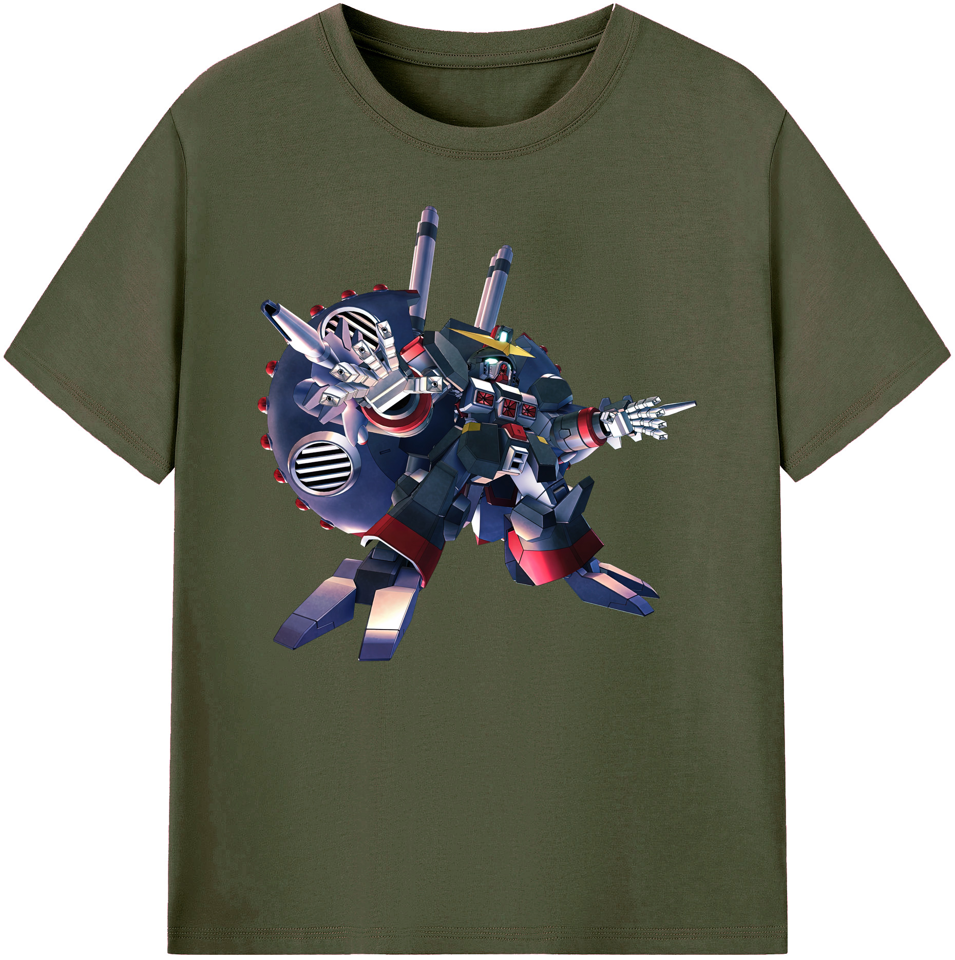 （画像用） 機動戦士ガンダム Mobile Suit Gundam 綿100％ メンズ半袖Tシャツ｜肌触りやわらか＆通気性